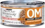 Purina Pro Plan Veterinary Diets Om Overweight Management Savory Selects Salmon